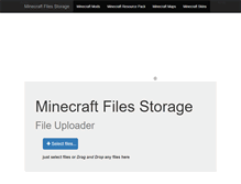 Tablet Screenshot of minecraftmodspack.com